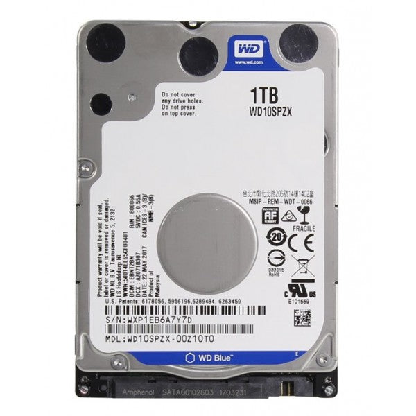 WD Hdd Internal 1TB Blue Sata 2.5 Inch Drive - ONE CLICK SUPPLIES