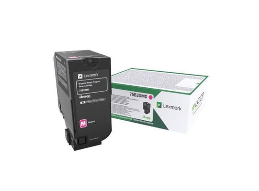 Lexmark Magenta Toner Cartridge 10K pages - 75B20M0 - ONE CLICK SUPPLIES