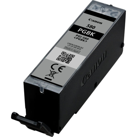 Canon PGI580BK Black Standard Capacity Ink Cartridge 11ml - 2078C001 - ONE CLICK SUPPLIES