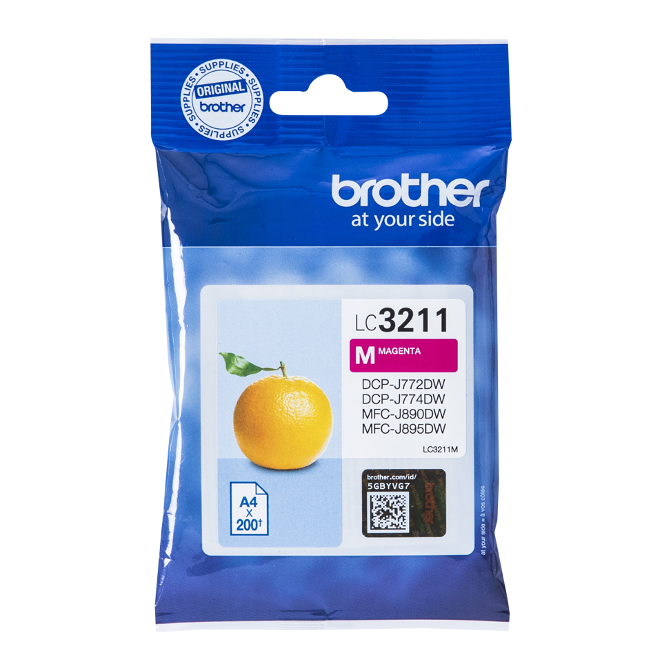 Brother Magenta Ink Cartridge 12ml - LC3211M - ONE CLICK SUPPLIES