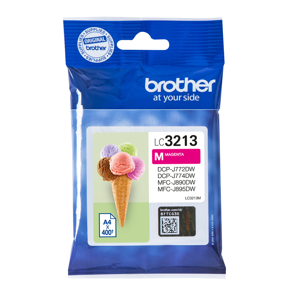 Brother Magenta Ink Cartridge 10ml - LC3213M - ONE CLICK SUPPLIES