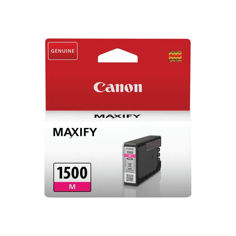 Canon PGI1500 Magenta Standard Capacity Ink Cartridge 300 Pages - 9230B001 - ONE CLICK SUPPLIES