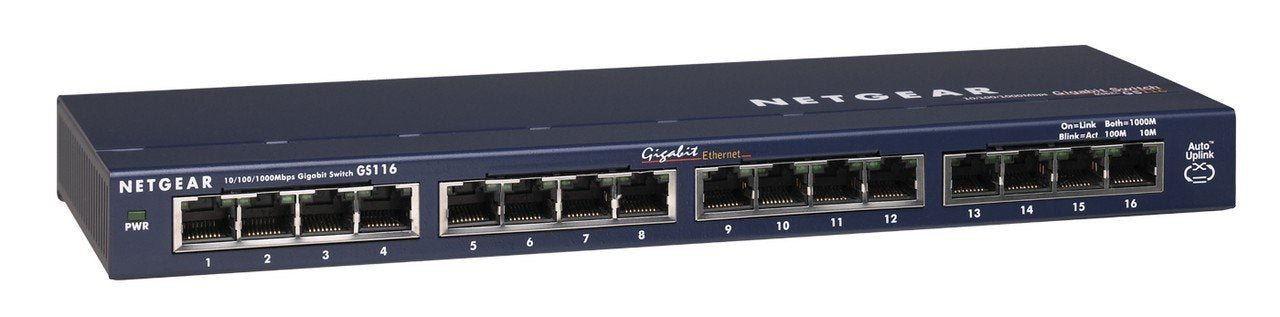 Netgear Gigabit Unmanaged 16 Port Switch - ONE CLICK SUPPLIES