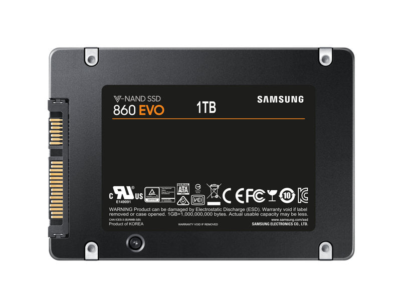 Samsung SSD Internal 1TB 860 EVO SATA - ONE CLICK SUPPLIES