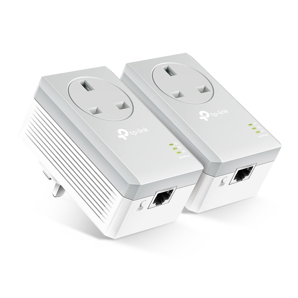 TP Link AV600 Passthrough Powerline - ONE CLICK SUPPLIES