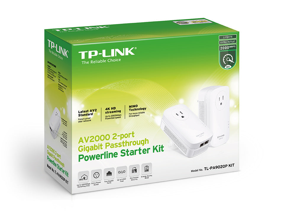 AV2000 2port Gigabit powerline - ONE CLICK SUPPLIES