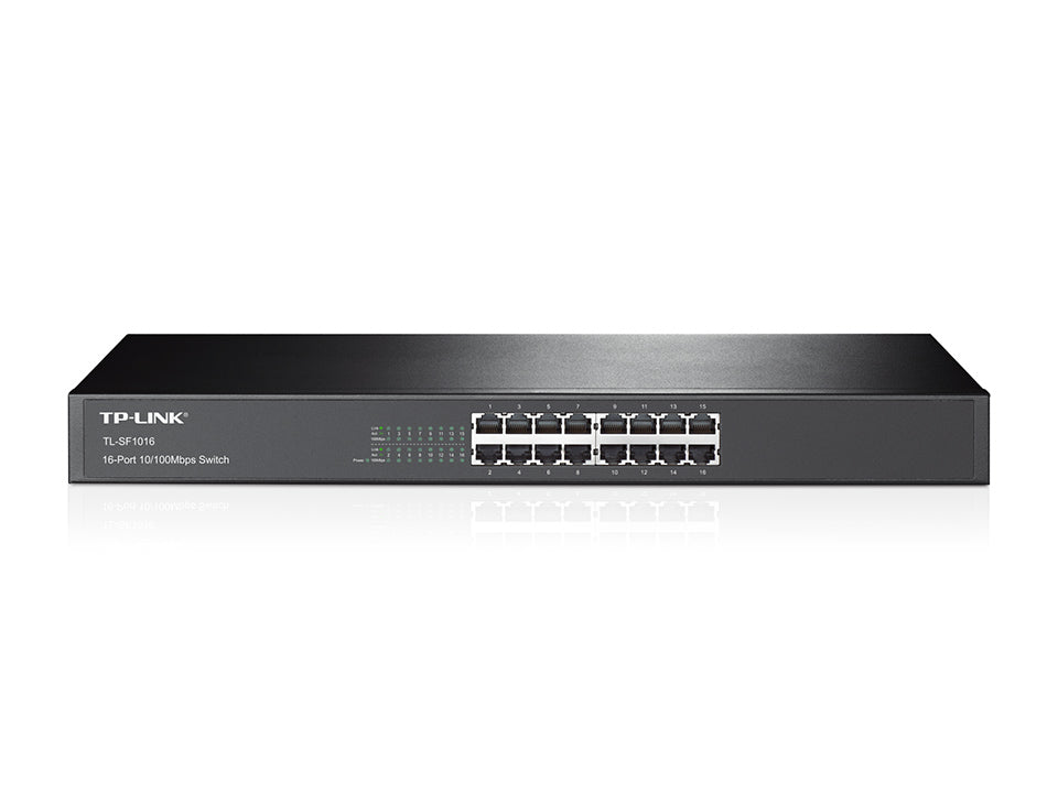 TP Link Unmanaged 16 Port Switch and 1U - ONE CLICK SUPPLIES