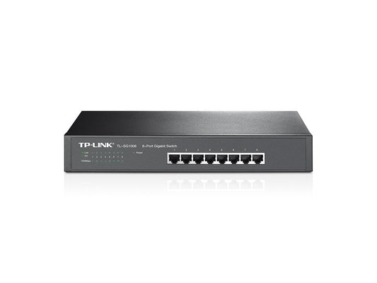 TP Link Unmanaged 8 Port Gigabit Rackmou - ONE CLICK SUPPLIES