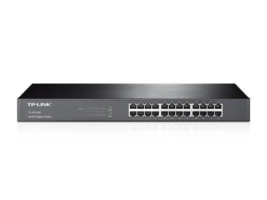 TP Link Unmanaged 24 Port Gigabit Switch and 1U - ONE CLICK SUPPLIES