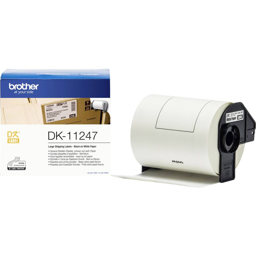 Brother Shipping Label Roll 103mm x 164mm 180 labels - DK11247 - ONE CLICK SUPPLIES