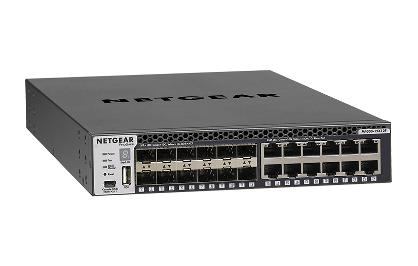 M4300 12X12F Managed 10G Ethernet Switch - ONE CLICK SUPPLIES