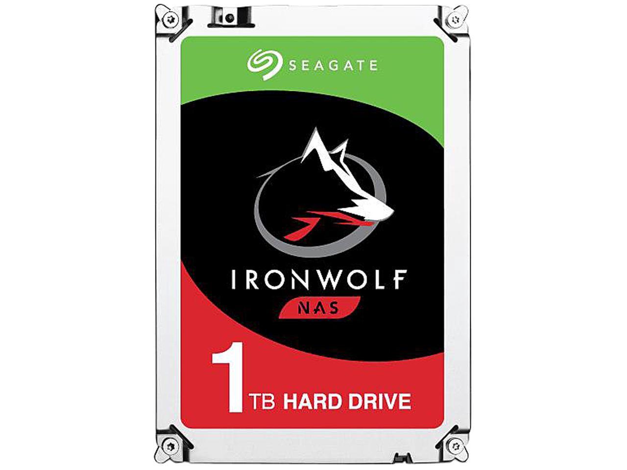 Seagate 1TB Internal IronWolf SATA 3.5 Hard Drive - ONE CLICK SUPPLIES