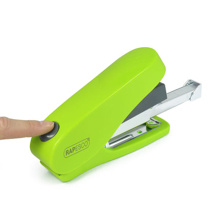 Rapesco Luna Less Effort Half Strip Stapler 50 Sheet Green - 1470 - ONE CLICK SUPPLIES