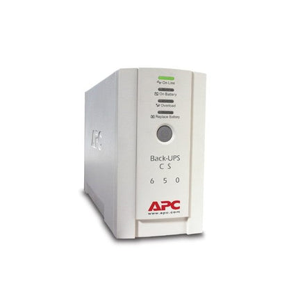 APC Back-UPS Standby Offline 0.65 kVA 650VA 400W 4 AC Outlets - ONE CLICK SUPPLIES