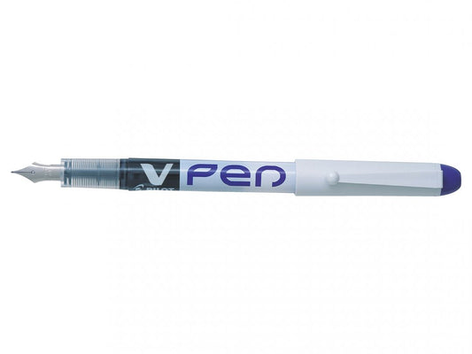 Pilot V-Pen Erasable Disposable Fountain Pen Violet (Pack 12) - 631101208 - ONE CLICK SUPPLIES