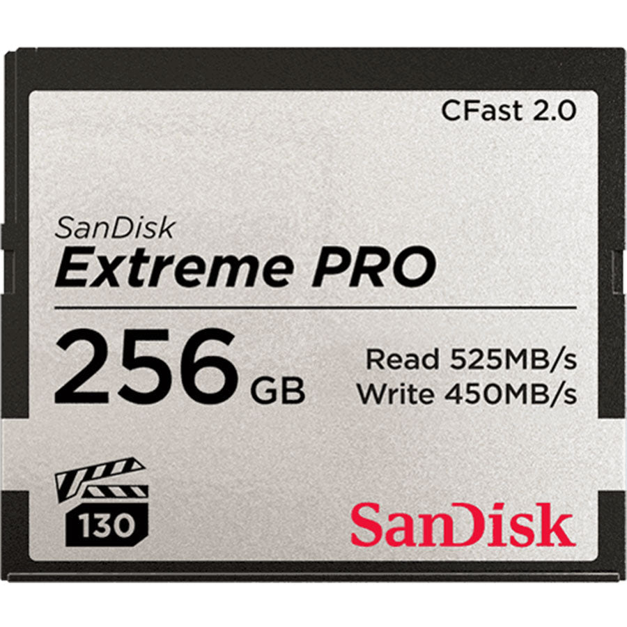 Sandisk Extreme Pro 256GB CFast 2.0 Memory Card - ONE CLICK SUPPLIES