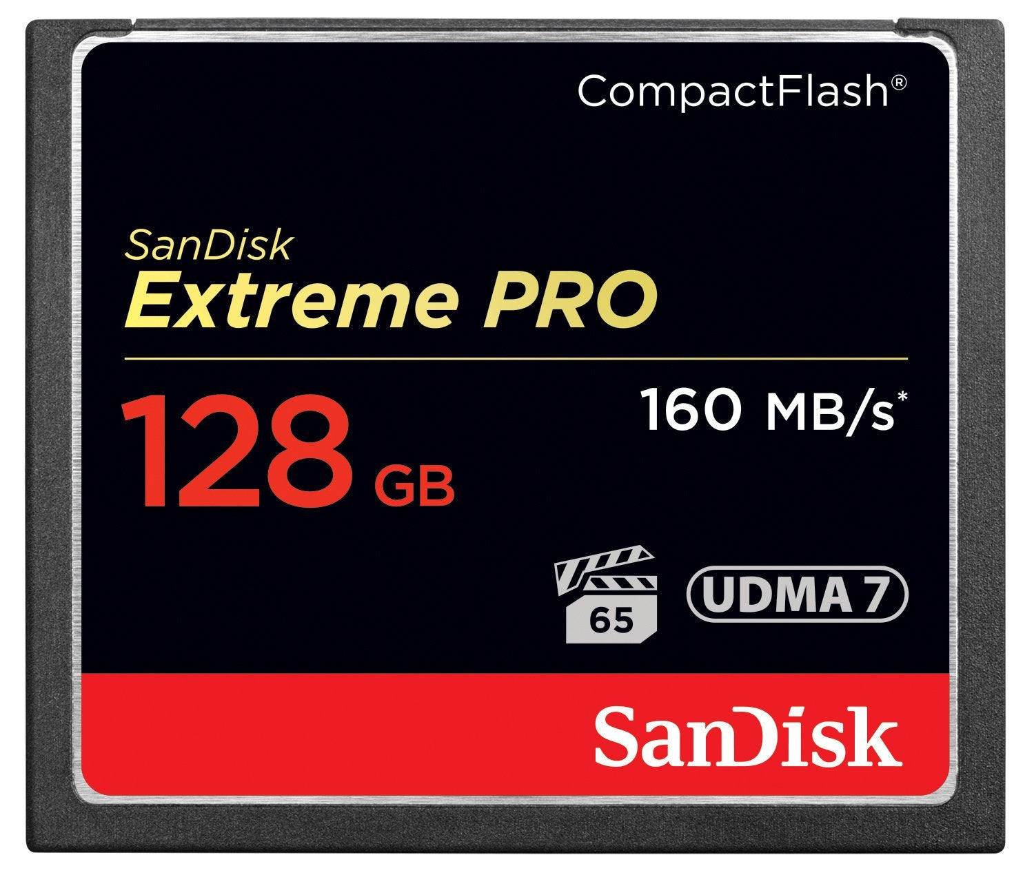 Sandisk 128GB Extreme Pro CF 160MBs - ONE CLICK SUPPLIES