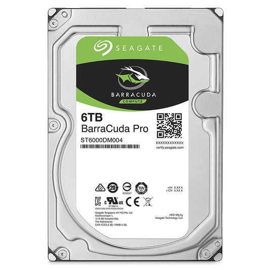 Seagate 6TB Internal BarraCuda SATA 3.5 Hard Drive - ONE CLICK SUPPLIES