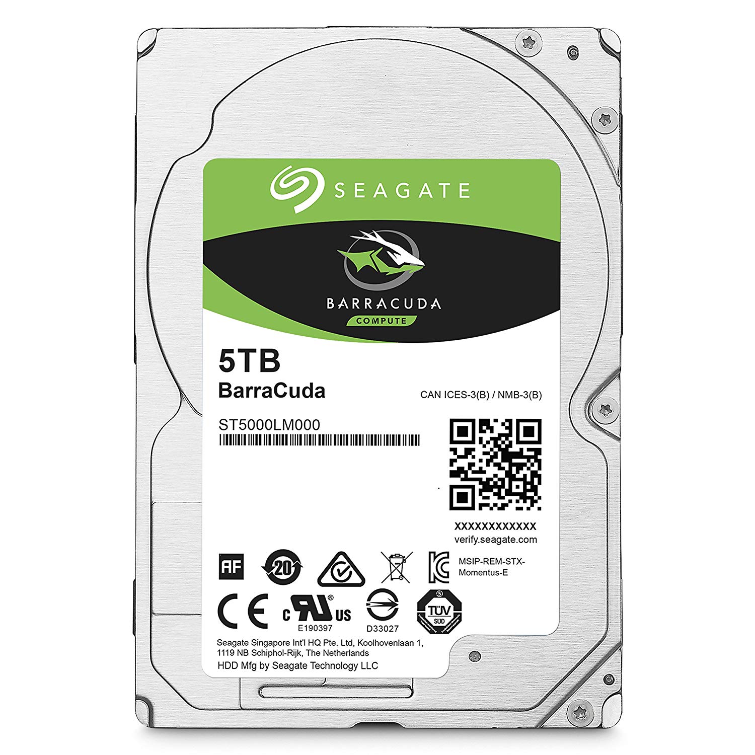 Seagate Barracuda 5TB SATA 6Gbs 2.5 Inch Internal Hard Drive - ONE CLICK SUPPLIES