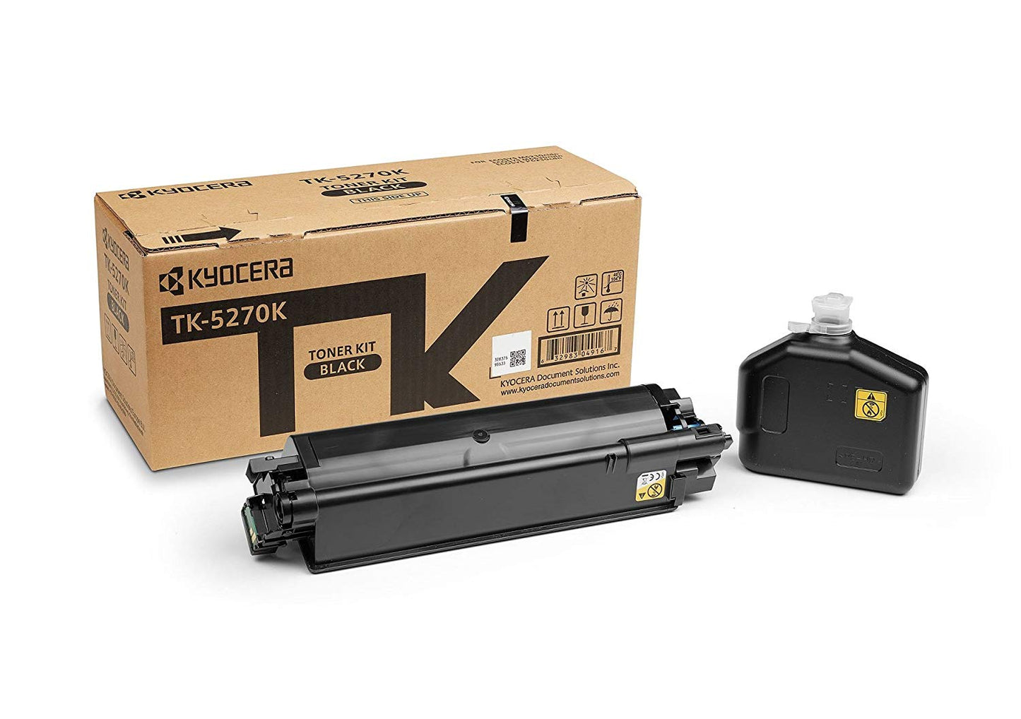 Kyocera TK5270K Black Toner Cartridge 6k pages - 1T02TV0NL0 - ONE CLICK SUPPLIES