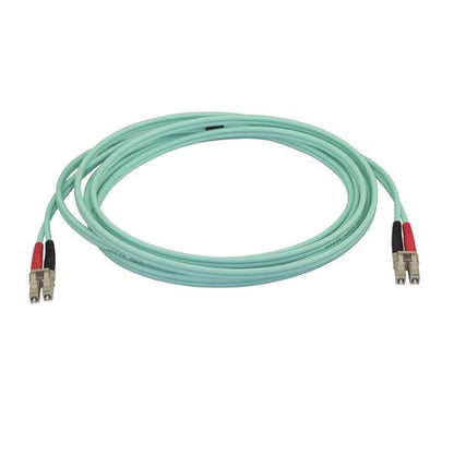 StarTech.com 3m Aqua MM 50 125 OM4 Fiber Optic Cable - ONE CLICK SUPPLIES