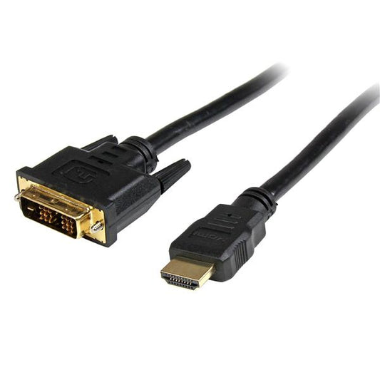 StarTech.com 1m HDMI to DVI D Cable Black MM - ONE CLICK SUPPLIES