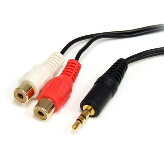 StarTech.com 6ft 3.5mm Male to 2x RCA - ONE CLICK SUPPLIES