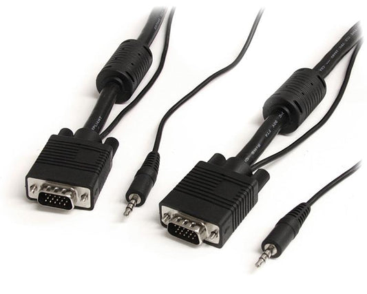 StarTech.com 5m VGA Video Cable with Audio - ONE CLICK SUPPLIES