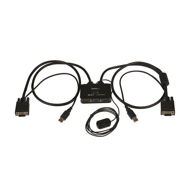 StarTech.com 2 Port USB VGA KVM Switch - ONE CLICK SUPPLIES