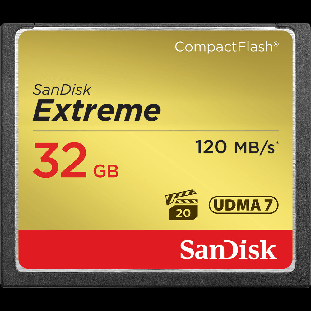 Sandisk 32GB Extreme Compact Flash - ONE CLICK SUPPLIES