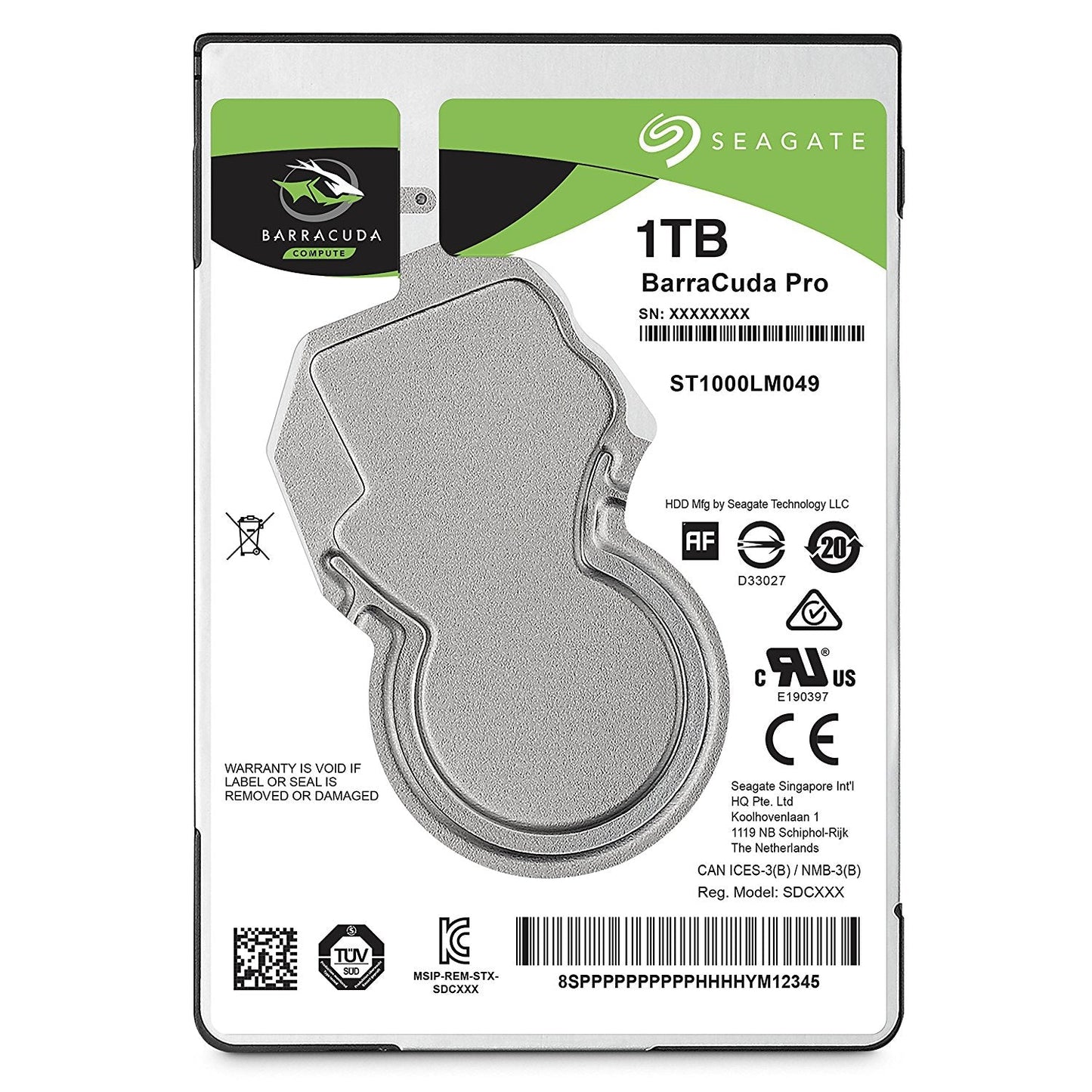 Seagate Barracuda 1TB SATA 6Gbs 2.5 Inch 7200 RPM 128MB Cache Internal Hard Disk Drive - ONE CLICK SUPPLIES