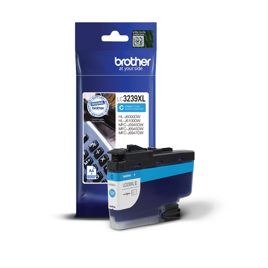 Brother Cyan High Capacity Ink Cartridge 50ml - LC3239XLC - ONE CLICK SUPPLIES