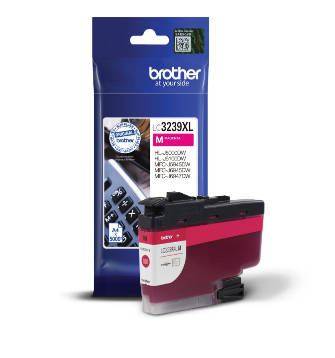 Brother Magenta High Capacity Ink Cartridge 50ml - LC3239XLM - ONE CLICK SUPPLIES