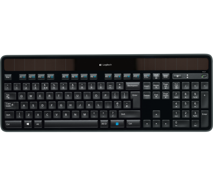 Logitech K750 Wireless Solar Keyboard - ONE CLICK SUPPLIES