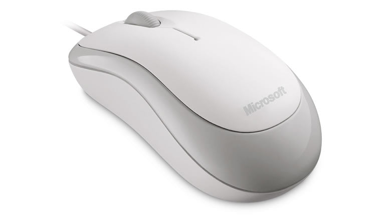 Microsoft White Optical Mouse USB - ONE CLICK SUPPLIES