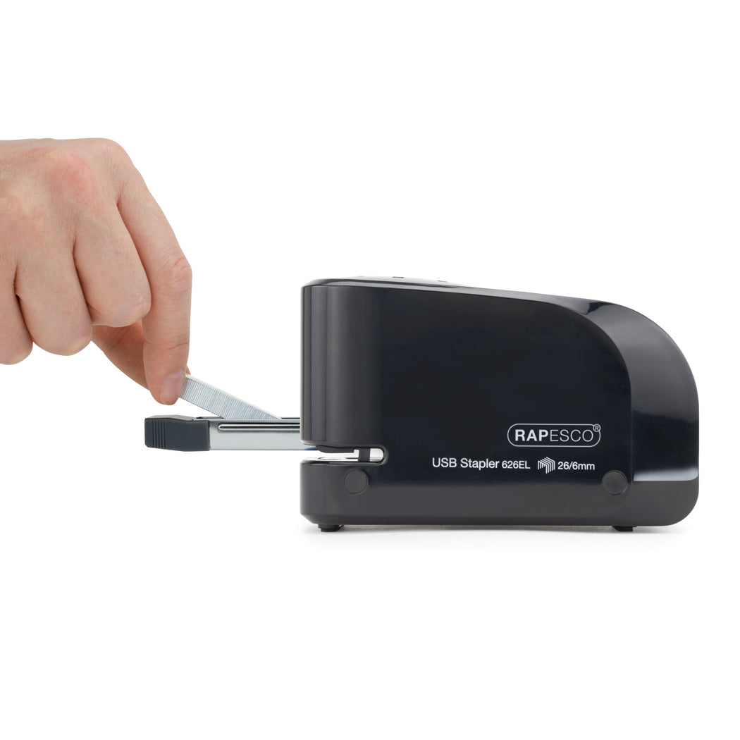 Rapesco 626EL Automatic Stapler USB Electric/Battery 15 Sheet Black - 1454 - ONE CLICK SUPPLIES