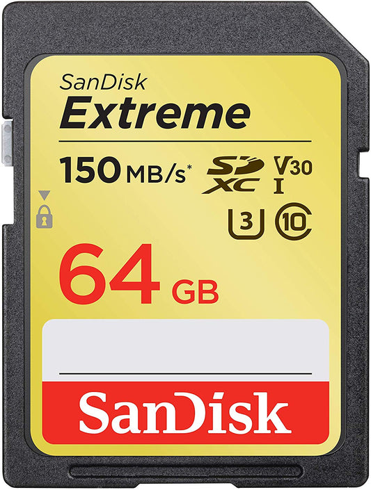 SanDisk 64GB Extreme Memory Card - ONE CLICK SUPPLIES