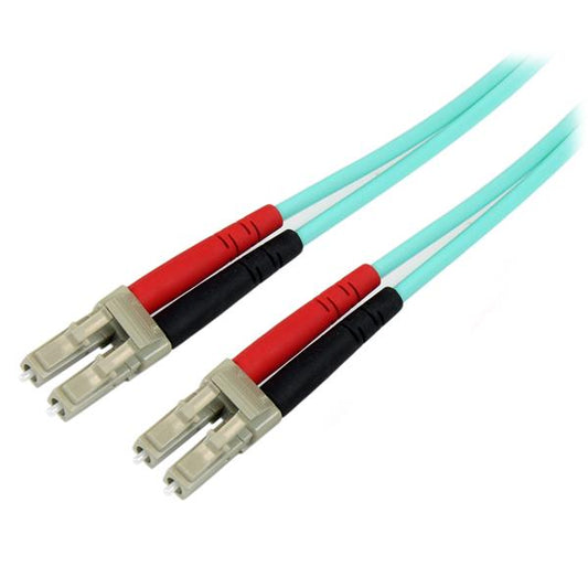 StarTech.com 1m Aqua Multimode 50 125 Duplex Cable - ONE CLICK SUPPLIES