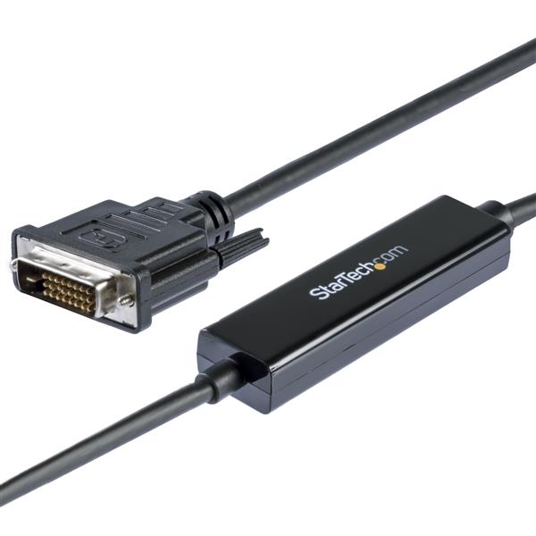 StarTech.com 2m USB C to DVI Adapter Cable - ONE CLICK SUPPLIES