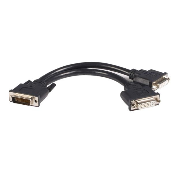 StarTech.com 8in LFH 59 to Dual DVI I DMS 59 Cable - ONE CLICK SUPPLIES