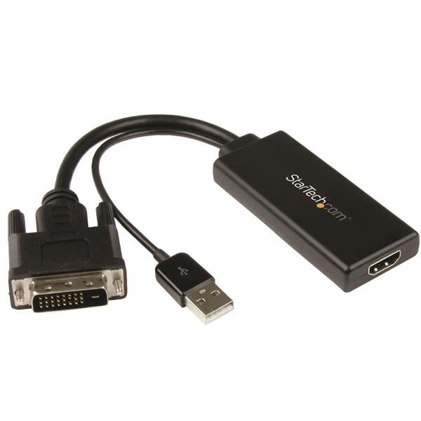 StarTech.com DVI to HDMI Video Adapter USB Audio - ONE CLICK SUPPLIES