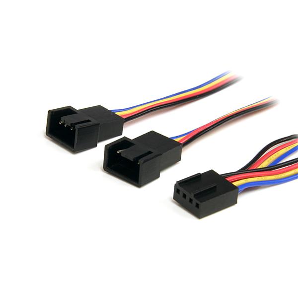 StarTech.com 12in 4 Pin Fan Power Splitter Cable - ONE CLICK SUPPLIES