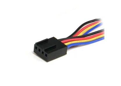 StarTech.com 12in 4 Pin Fan Power Splitter Cable - ONE CLICK SUPPLIES