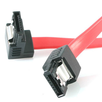 StarTech.com 12in Latching SATA to Right Angle Cable - ONE CLICK SUPPLIES