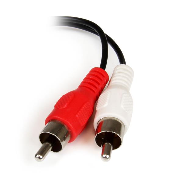 StarTech.com 6in Stereo Cable 3.5mm F to 2x RCA M - ONE CLICK SUPPLIES