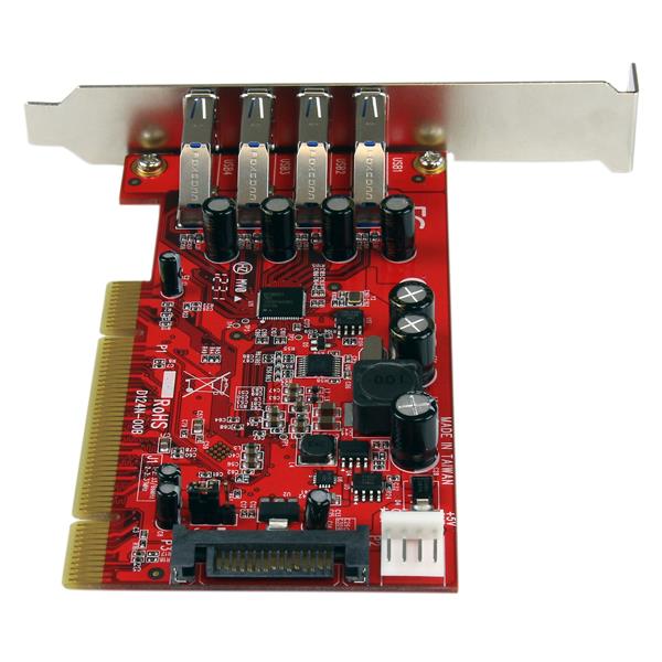 StarTech.com 4 Port SuperSpeed USB 3.0 PCI Card - ONE CLICK SUPPLIES