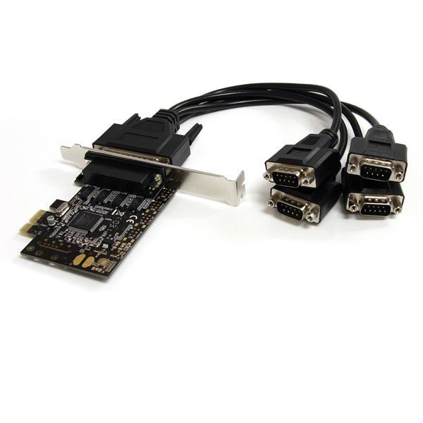 StarTech.com 4 Port RS232 PCI Express Serial Card - ONE CLICK SUPPLIES