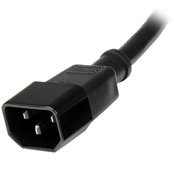 StarTech.com 1m Power Cord C14 to C13 - ONE CLICK SUPPLIES