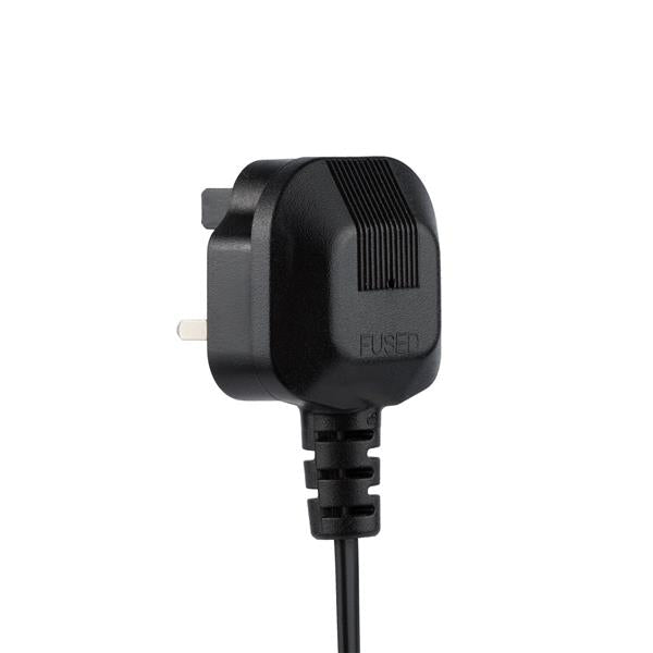 StarTech.com 6 ft Laptop Power Cord 2 Slot for UK - ONE CLICK SUPPLIES