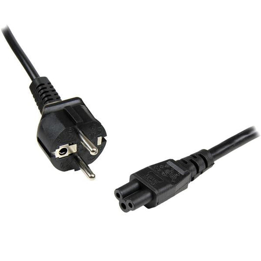 StarTech.com 1m 3 Prong Laptop Power Cord CEE7 to C5 - ONE CLICK SUPPLIES